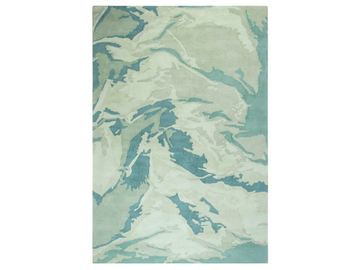 PAPER - Patterned rectangular Lyocell® rug by Toulemonde Bochart - view 2